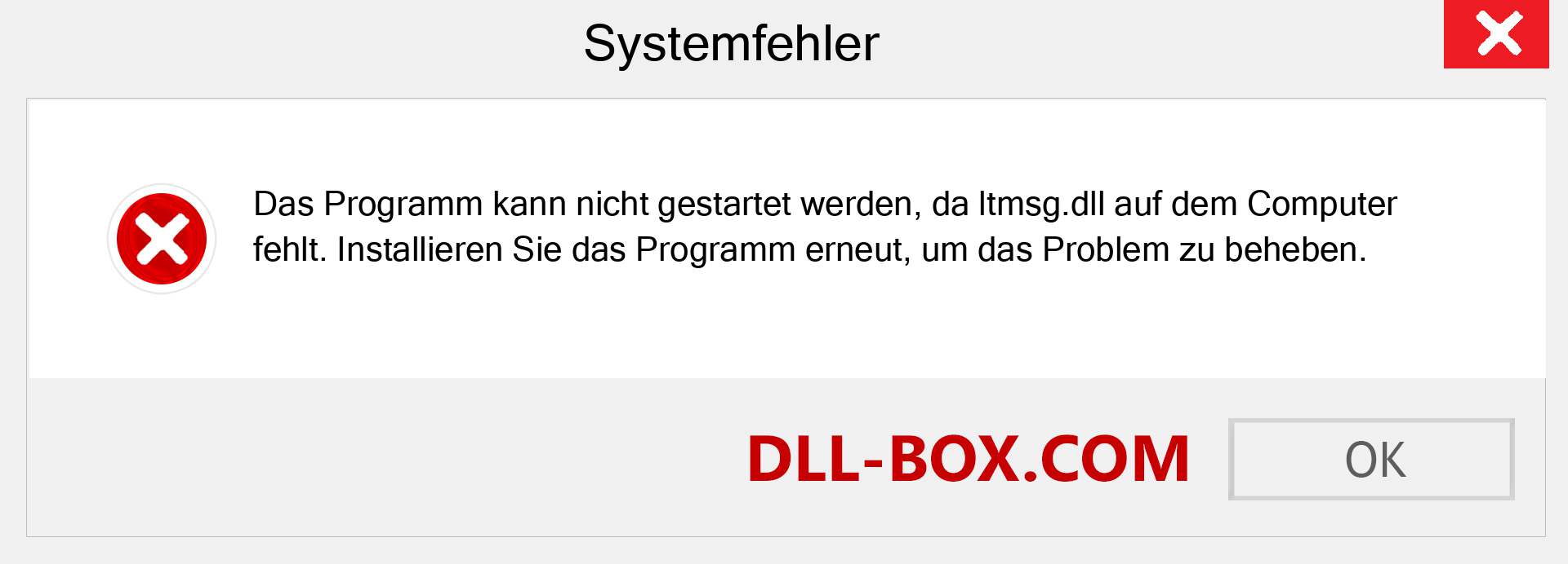 ltmsg.dll-Datei fehlt?. Download für Windows 7, 8, 10 - Fix ltmsg dll Missing Error unter Windows, Fotos, Bildern