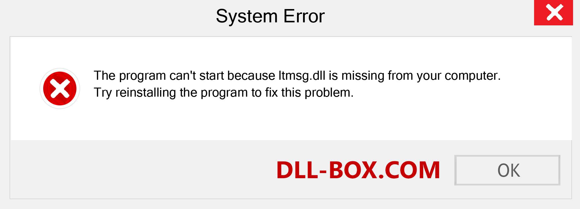  ltmsg.dll file is missing?. Download for Windows 7, 8, 10 - Fix  ltmsg dll Missing Error on Windows, photos, images