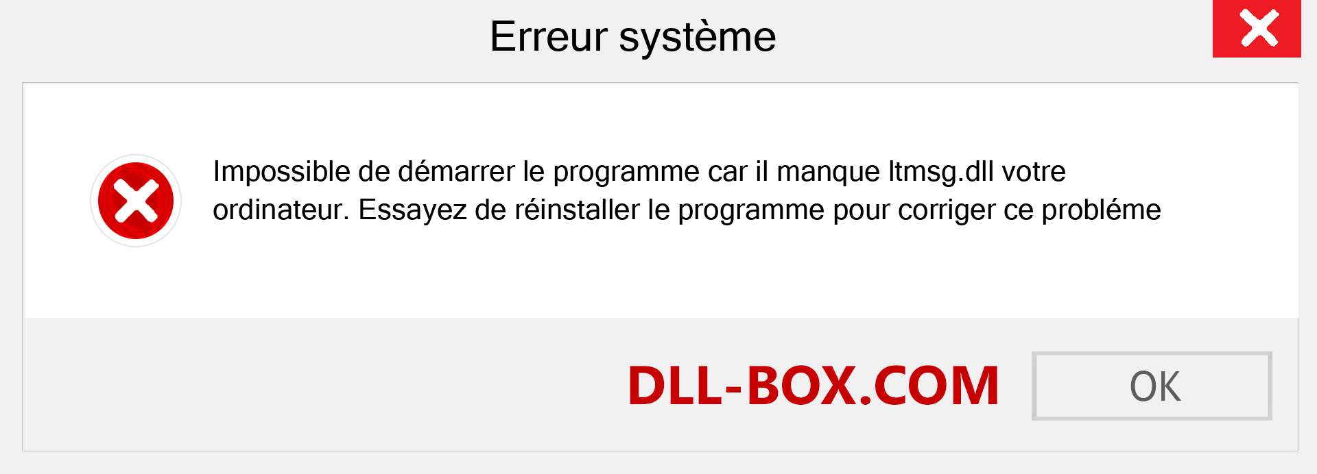 Le fichier ltmsg.dll est manquant ?. Télécharger pour Windows 7, 8, 10 - Correction de l'erreur manquante ltmsg dll sur Windows, photos, images